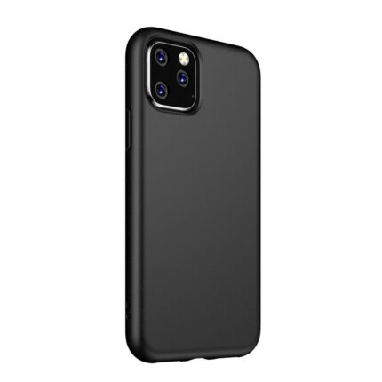 Coque de protection antichoc pour iPhone 11 Pro - Noir - 100 % Biodégradable