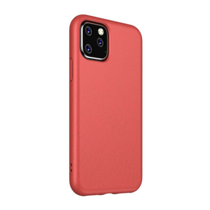 Coque de protection antichoc pour iPhone 11 Pro - Rouge - 100 % Biodégradable